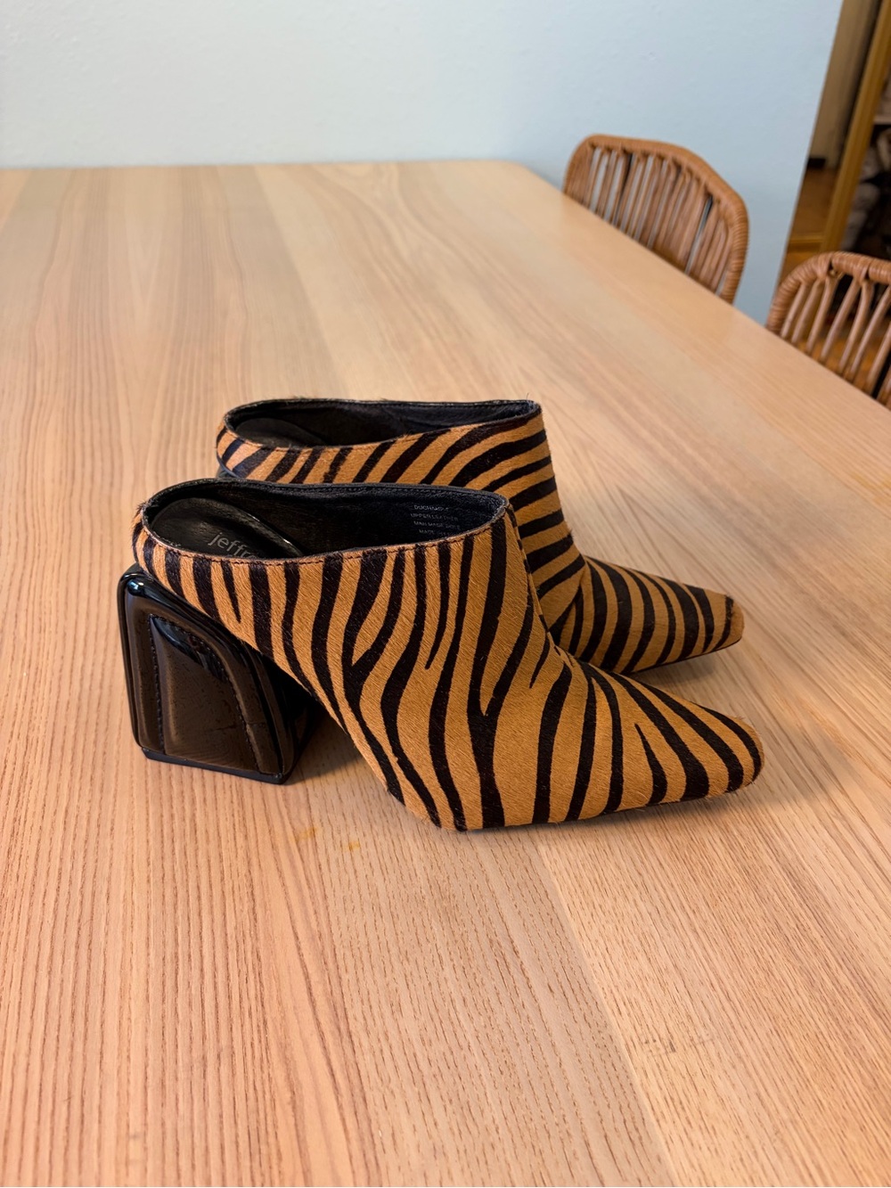 Jeffrey Campbell Duchamp Cow hair Mule